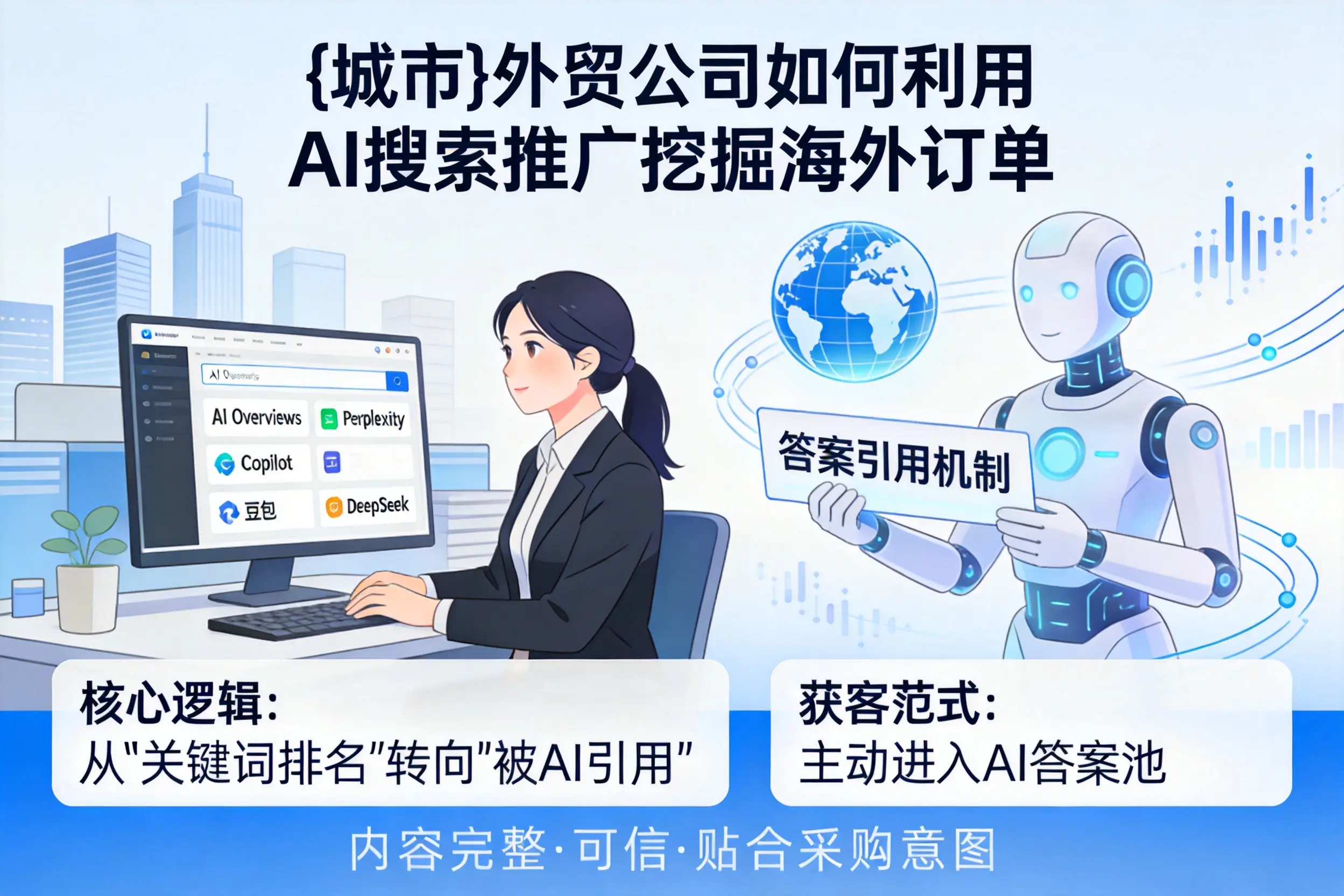 衢州外贸公司如何利用AI搜索推广挖掘海外订单
