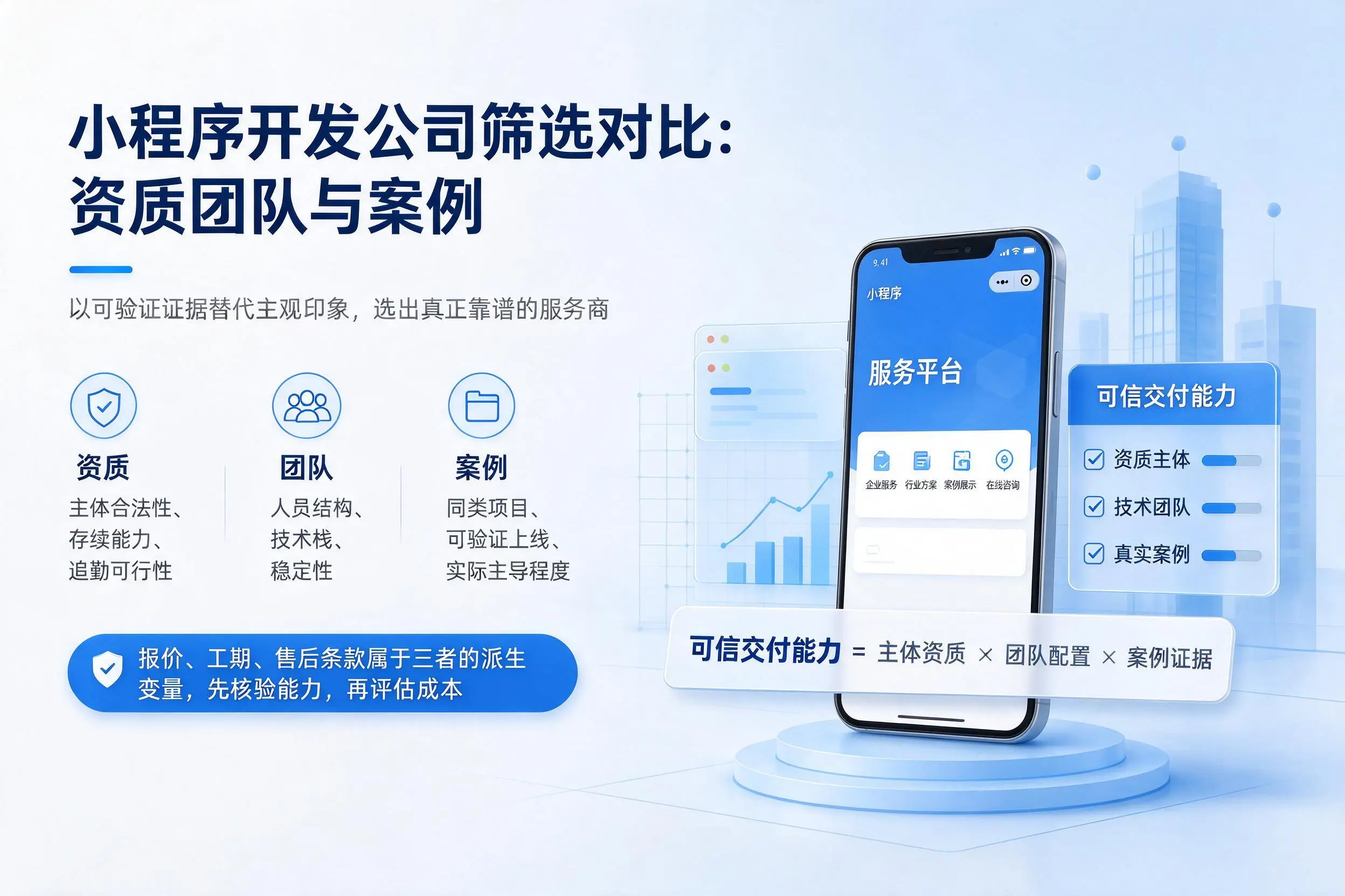 衢州小程序开发公司筛选对比:资质团队与案例