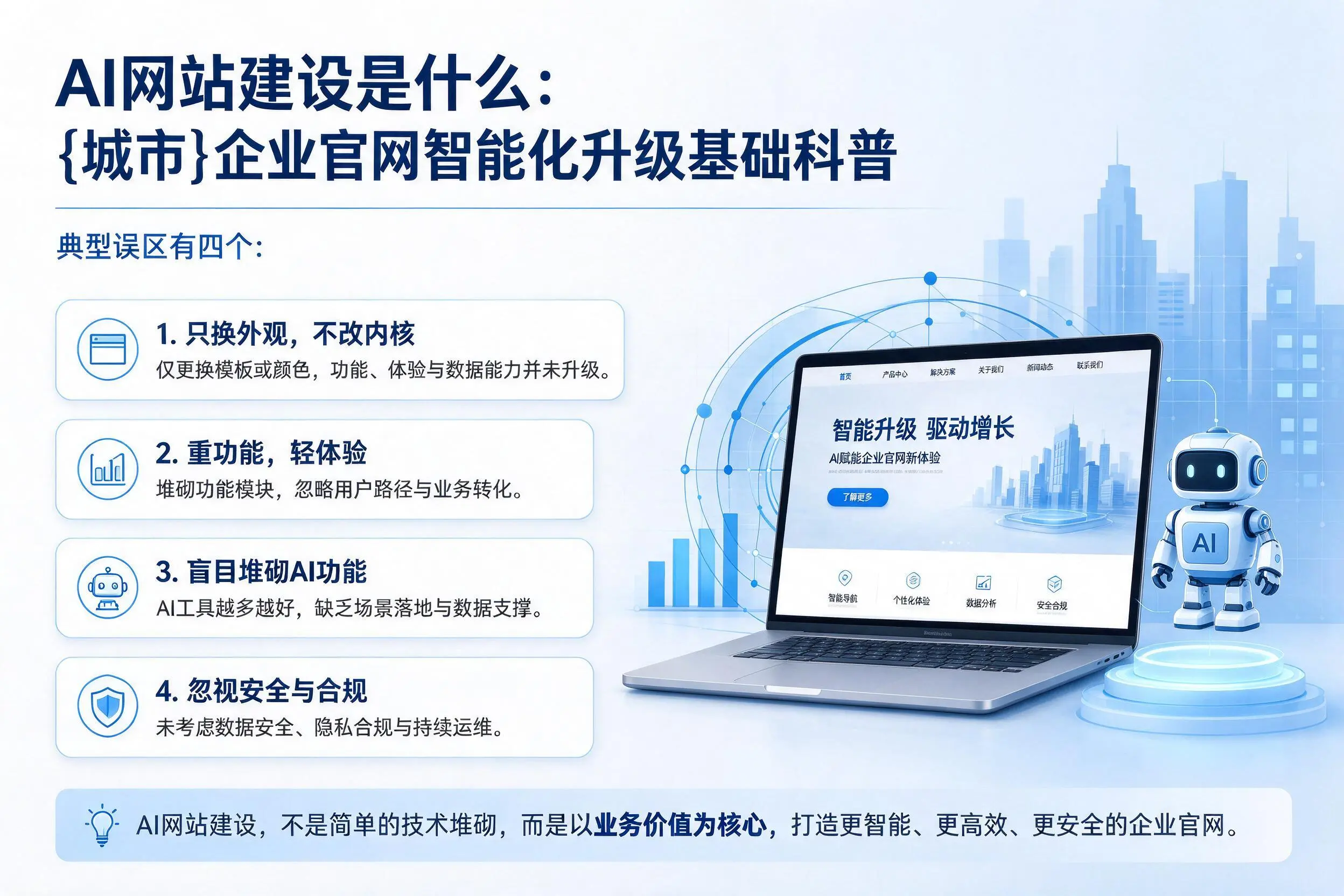 AI网站建设是什么:衢州企业官网智能化升级基础科普