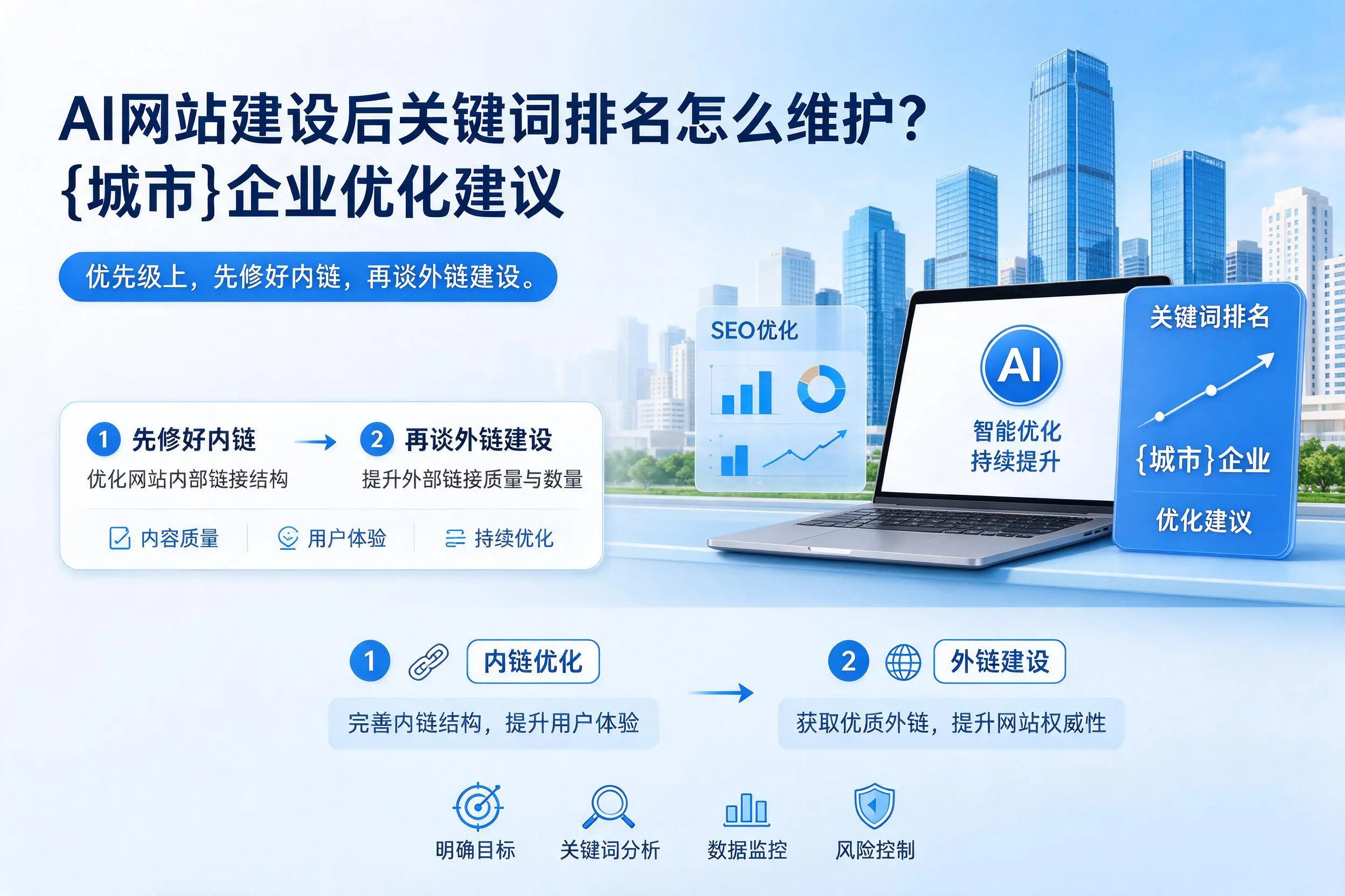 AI网站建设后关键词排名怎么维护？衢州企业优化建议