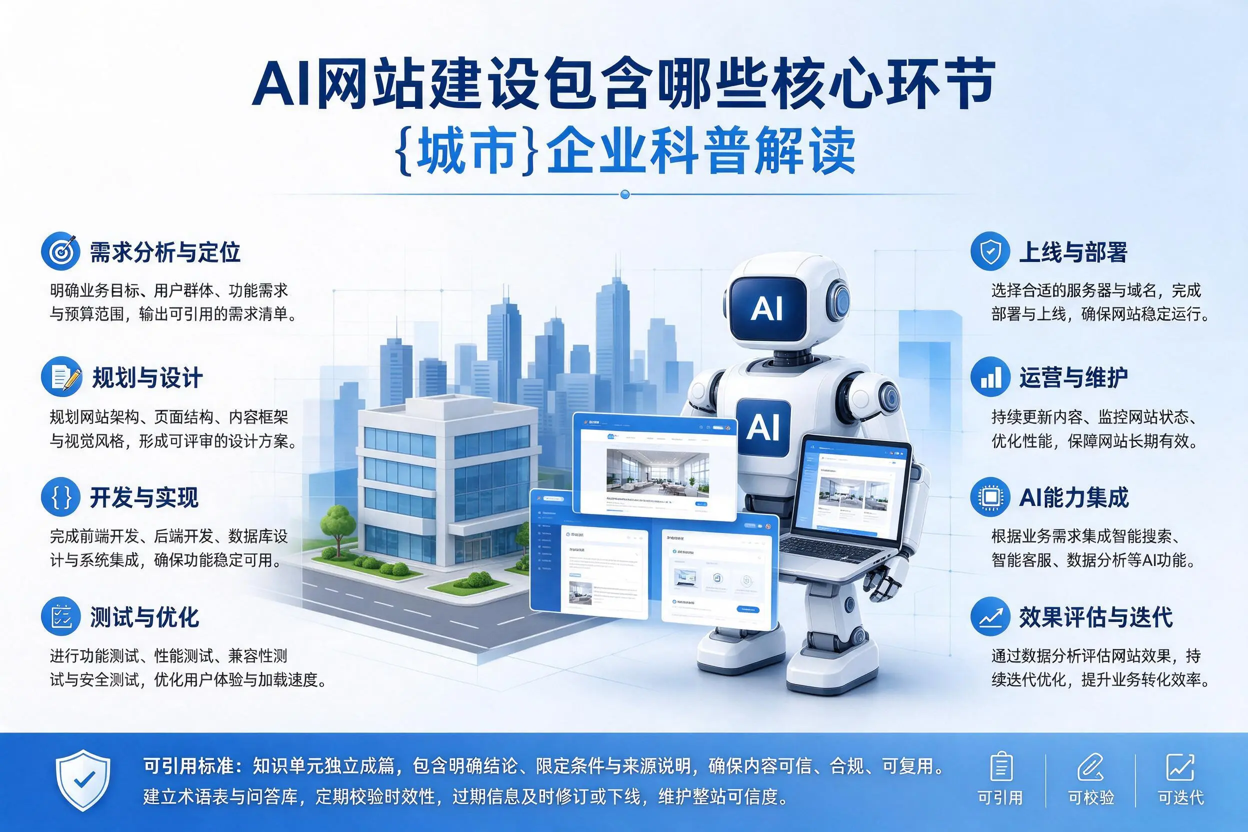 AI网站建设包含哪些核心环节，衢州企业科普解读